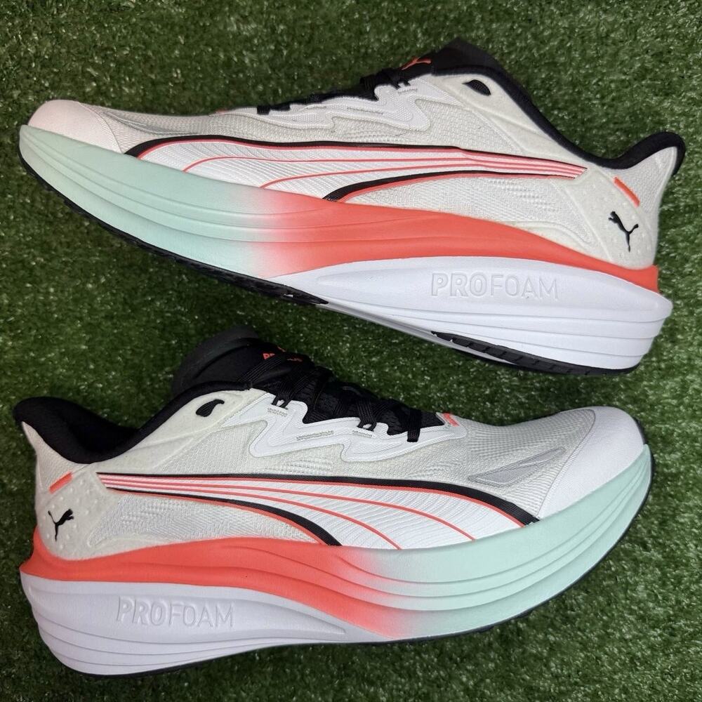 PUMA Darter Pro Running Womens White Sneakers Athletic Shoes 313019-02 size 11